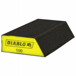 Corner Contact Sanding Sponge, 100-Grit (Fine), 4-Pk.