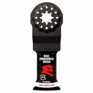 Bi-Metal Oscillating Blades for Nail-Embedded Wood, Starlock, 1-1/4 In., 10-Pk.