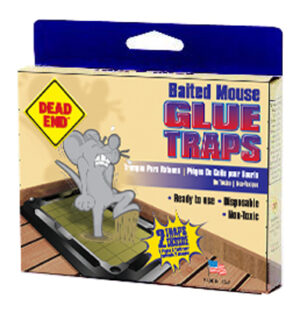Baited Mouse Glue Traps, 2-Pk.