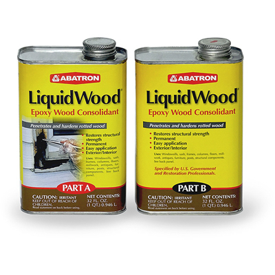 LiquidWood Epoxy, Wood Hardener, 64-oz.