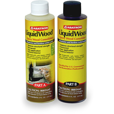 LiquidWood Epoxy, Wood Hardener, 12-oz.
