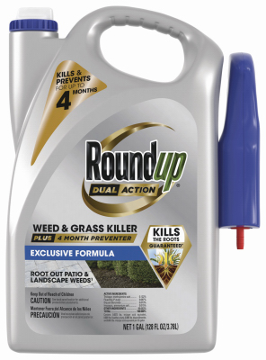 Dual Action Weed & Grass Killer + 4 Month Preventer, 1 Gallon RTU Trigger