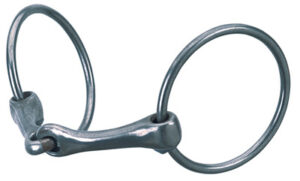 Snaffle Horse Bit, Iron Ring