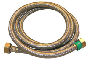 Faucet Connector, 1/2 In. x 1/2 In. Iron Pipe Size x 48 In.
