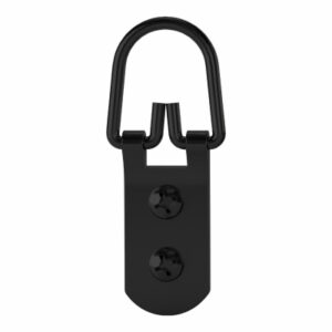 D-Ring Picture Hangers, Black, Large, 2-Pk.