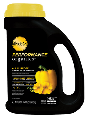 Performance Organics All Purpose Plant Nutrition Granules, 2.5 Lbs., Covers 360 Sq. Ft.