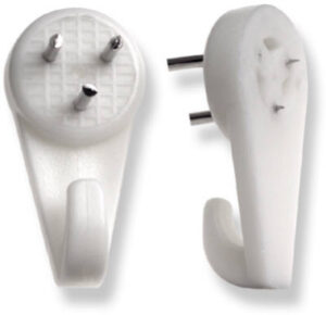 Hard Wall Picture Hanger, 1-1/2 In., 3-Pk.