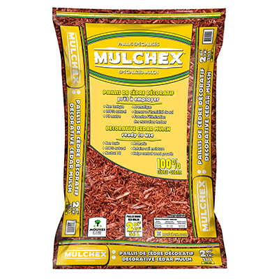 Canadian Pure Cedar Mulch, Red, 2 Cu. Ft. - True Value Hardware