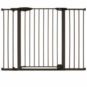 Toddleroo Metal Baby Gate, Hinge Door, 29.75 - 52 In. W x 36 In. High