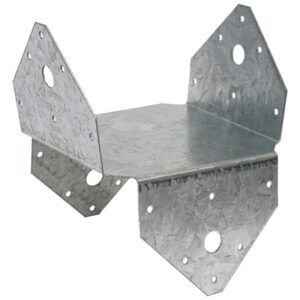 Post & Column Base, Zmax, 18 Gauge Steel , 6 x 6 In.
