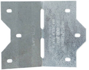 Adjustable L-Angle, 18 Gauge, Galvanzied Steel, 135-Degree To 0-Degree, 3-3/8 In. L