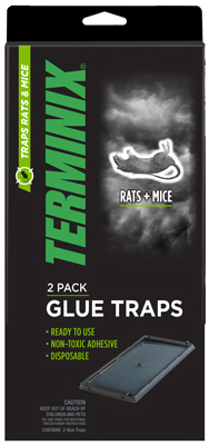Rat/Mouse Glue Trap, 5 x 10-In., 2-Pk.