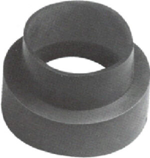 Rubber Down Spout Adapter, 3 x 2 x 4 In.