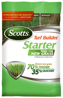Turf Builder Starter Food Fertilizer for New Grass, Florida, 16.37 Lbs., Covers 5,000 Sq. Ft.