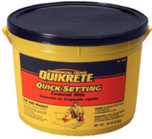 Quick Setting Cement, 10-Lb.