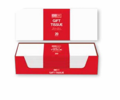 Christmas Gift Tissue Paper, White, 20-Ct.