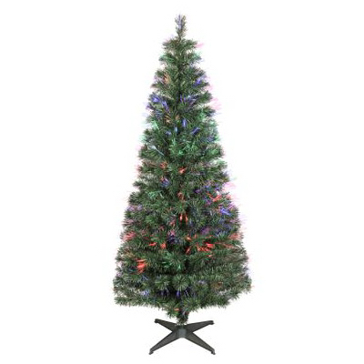 Pre-Lit Fiber Optic Artificial Christmas Tree, 6.5 Ft.