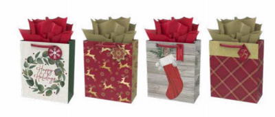 Large Christmas Gift Bag, Assorted Designs