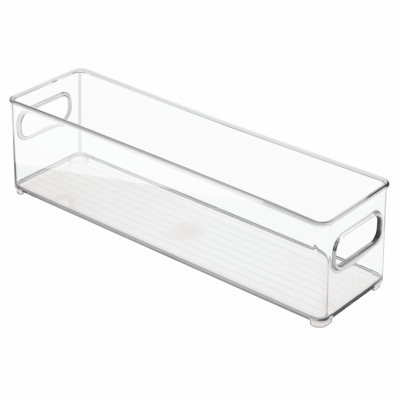 Refrigerator & Freezer Storage Bin, 14.5 x 4 x 4 In.