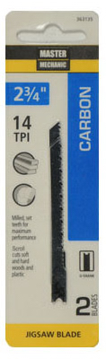 Carbon Jigsaw Blade, 2.75 In., 14-TPI, 2-Pk.