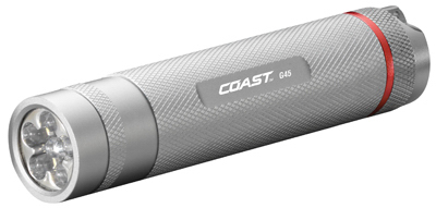G45 LED Tactical Flashlight, Aluminum Case