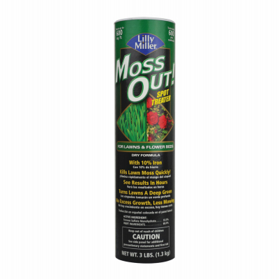 Moss Out! Spot Treater, For Lawns & Flower Beds, 5 Lbs.
