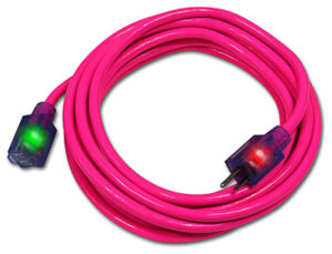 Extension Cord, Pink, 12/3, 25-Ft.