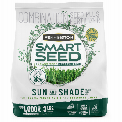 Smart Seed Sun/Shade North Mix, 3 Lbs., Covers 1,000 Sq. Ft.