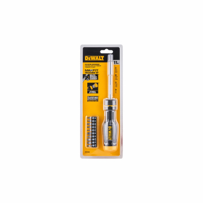 11-Pc. Max Fit Ratcheting Multi-Bit Screwdriver Set, Storage Handle