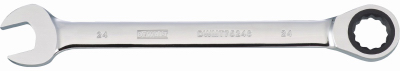 Metric Ratcheting Combination Wrench, Long-Panel, 24mm