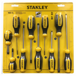 10-Pc. Standard Fluted Screwdriver Set