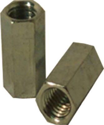 Steel Coupling Nut, Coarse Thread, 3/8 In. -16