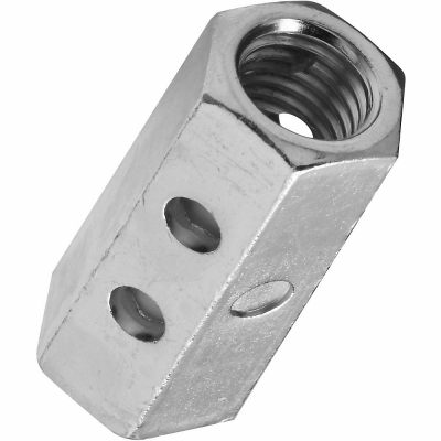 Threaded Rod Coupler, Zinc, 5/8 In. -11
