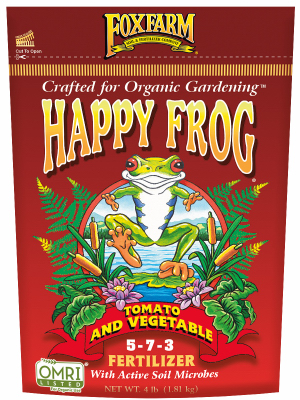 Happy Frog Tomato & Vegetable Fertilizer, 5-7-3 Formula, 4 Lbs.