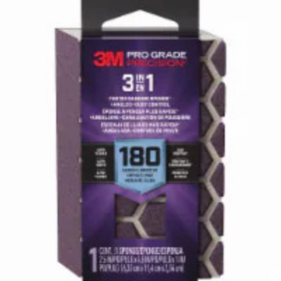 3-in1 Sanding Sponge, Fine 180 Grit