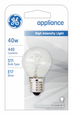 High Intensity Appliance Light Bulb,40 Watt