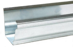K-Style Gutter, Mill Finish Galvanized, 4 In. x 10 Ft.