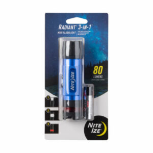 Radiant 3-in-1 Mini LED Flashlight , Blue