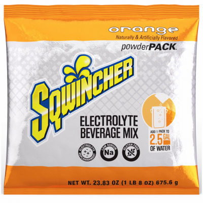 Electrolyte Drink Mix Powder, Orange, Makes 2.5 Gallons