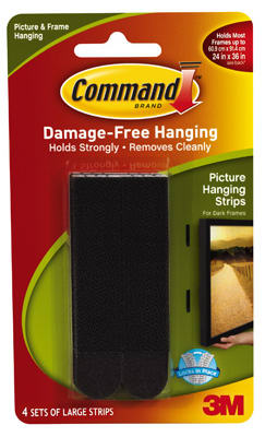 Large Picture Hanger Black
