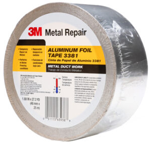 Aluminum Foil Tape, Silver, 1.88 In. x 50 Yds.