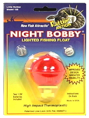 Fishing Float, Small Red Night Bobby