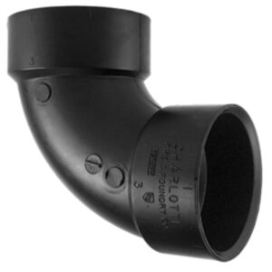 ABS/DWV 90-Degree Pipe Elbow, 3 In.