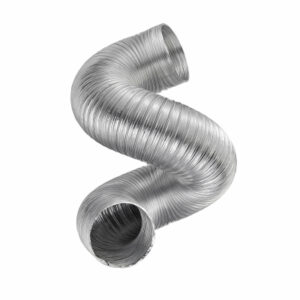 Clothes Dryer Transition Duct, Semi-Rigid, Triple-Lock, 4 In. x 8 Ft. Flexible