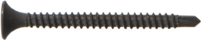 Self Drilling Drywall Screws, #6 x 1-1/4 In., 75-Pk.