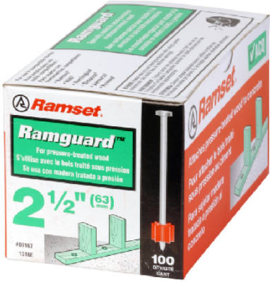 Ramguard Drive Pin, .300 x 2-1/2 In., 100-Pk.