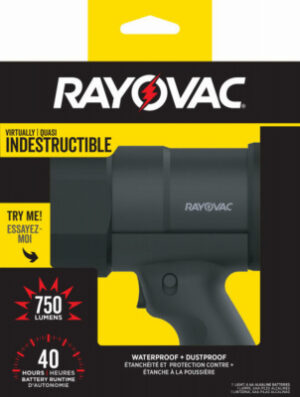 Virtually Indestructible LED Spotlight, 6AA