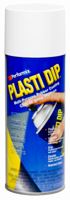 Multi Purpose Rubber Coating Spray, White, 11 oz.