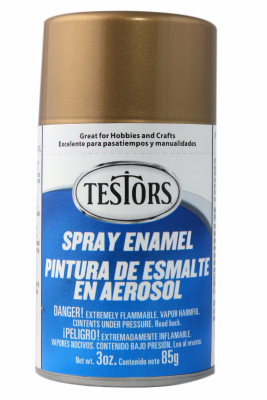 Craft Spray Paint, Gold Metallic, 3-oz.