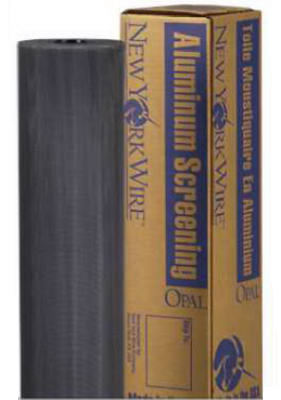 Window Screen Cloth, Charcoal Aluminum, 36 In. x 100 Ft.